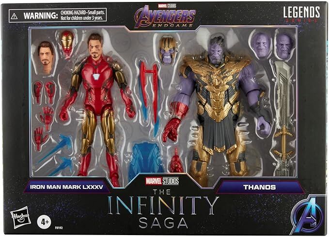 Marvel legends Ironman and thanos dual pack