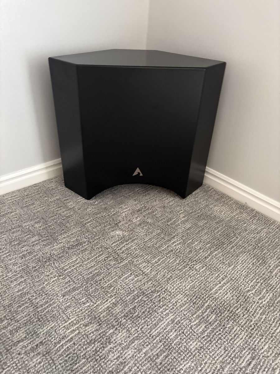 Atlantic Technology 10eCSB Corner-Designed Powered Subwoofer - Works Great, Minimal Use