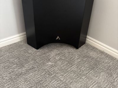 Atlantic Technology 10eCSB Corner-Designed Powered Subwoofer - Works Great, Minimal Use