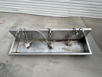 3 faucet sink