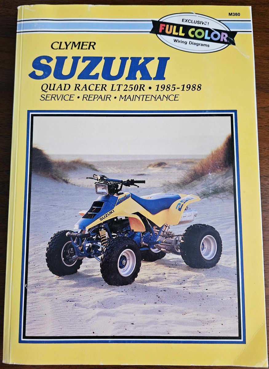 Clymer Suzuki Quad Racer LT250R Service Manual