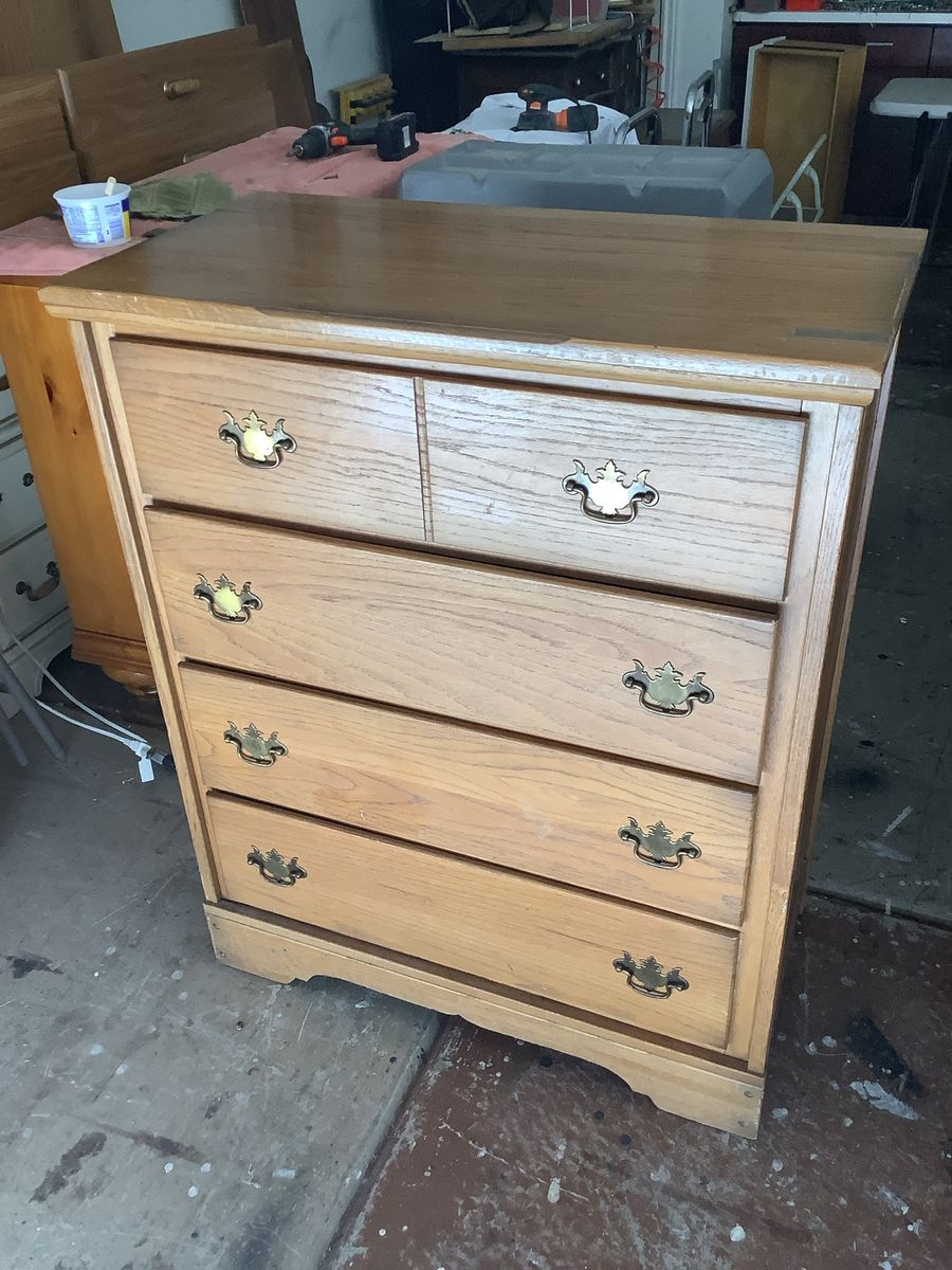 4 Drawer All Wood Dresser
