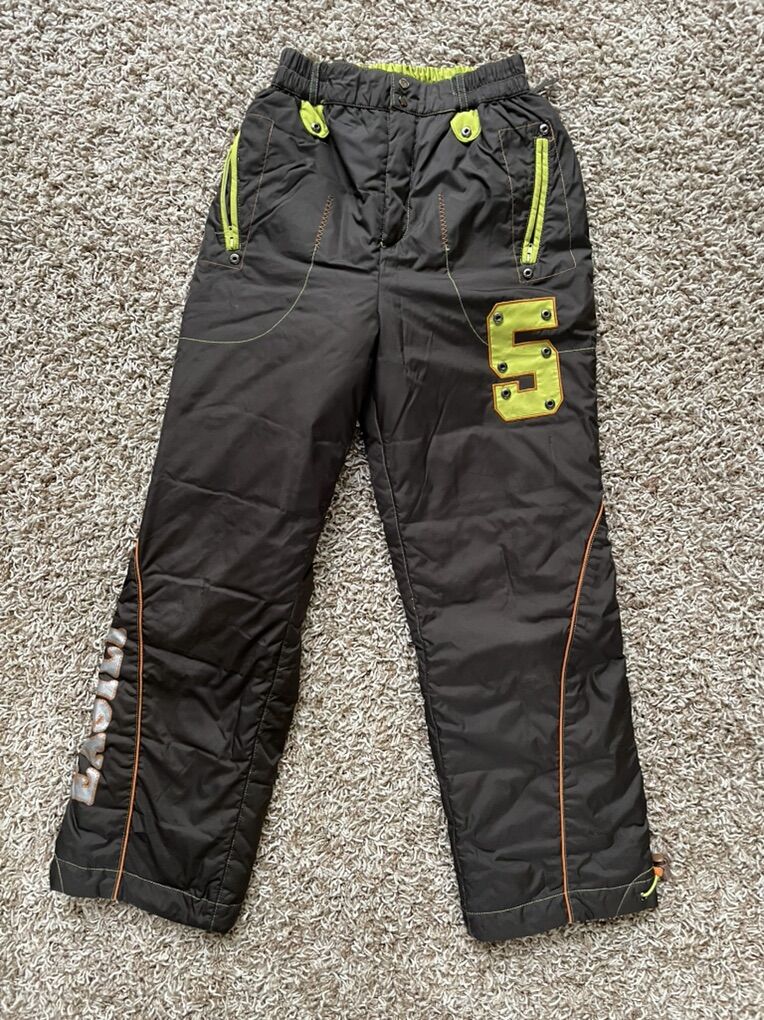 Kids Down Snow Pants Size 8-10/120-130cm