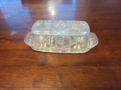 Anchor Hocking butter dish