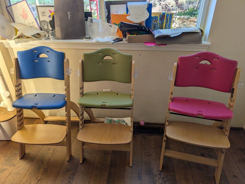 Abiie Beyond Junior Y Wooden High Chairs — 3 Available, Must Go by 8/7!