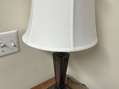 Classic side Table Desk Lamps Sold As Pair