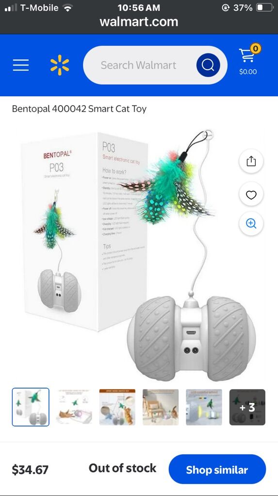 Excellent Condition Cat Toy Led Rechargeable