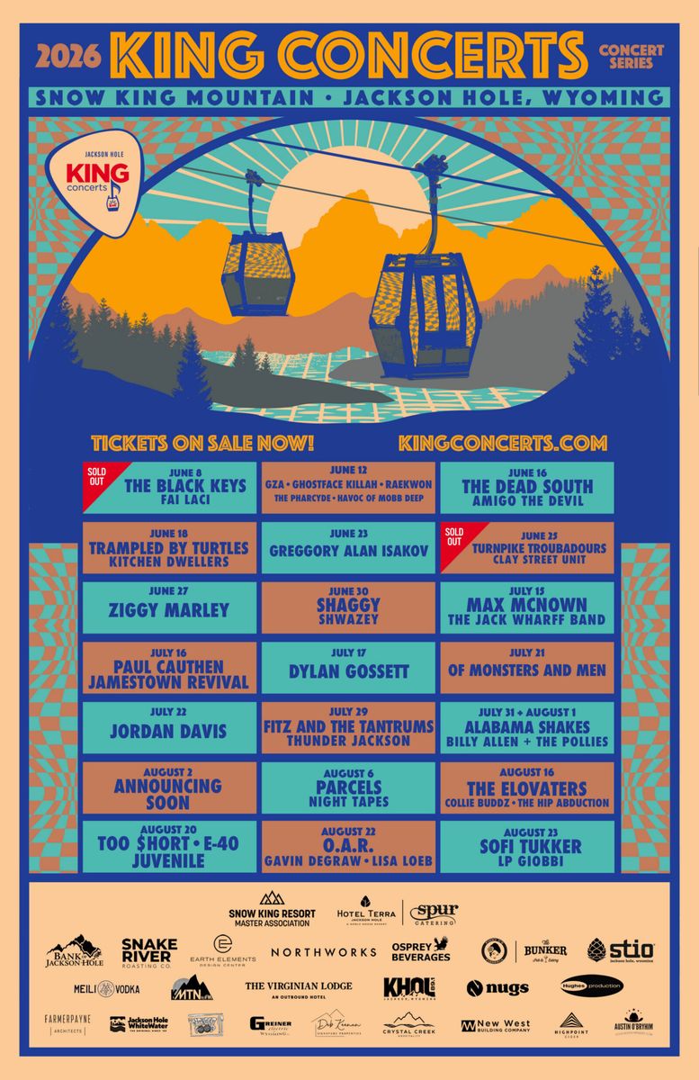 The Black Keys | Snow King Mountain | Jackson Hole WY SOLD OUT (2) Tix JUN 8th '26