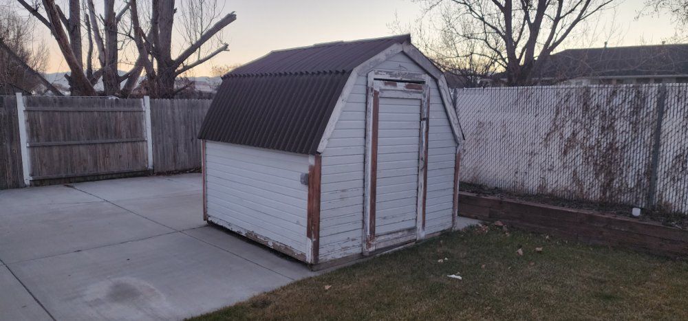 solid wood shed