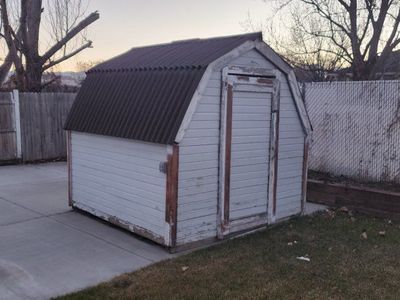 solid wood shed