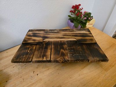 Handcrafted Wood Shelfs Rustic Charred Wood Shelf