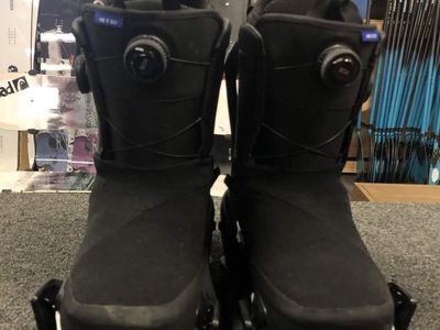 Used Burton Highshot X Step-on Snowboard Boot+Binding Mens 11