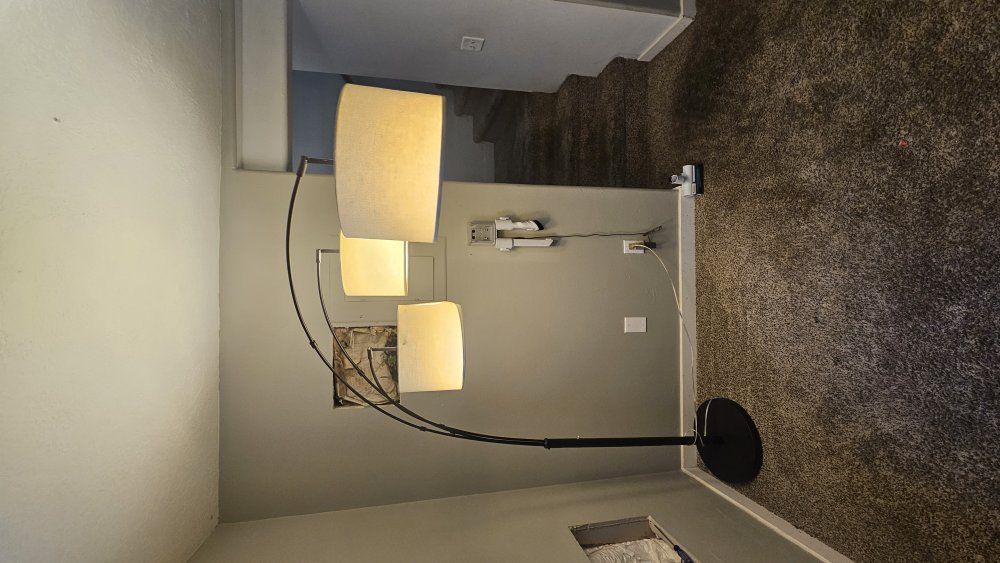 3-light arc floor lamp
