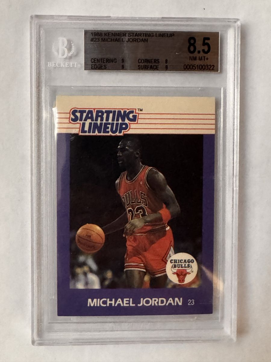 1988 Kenner Michael Jordan Starting Lineup #23 BGS 8.5