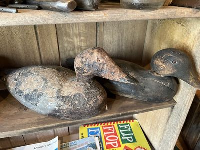 Vintage Hand Carved Wood Duck Decoys