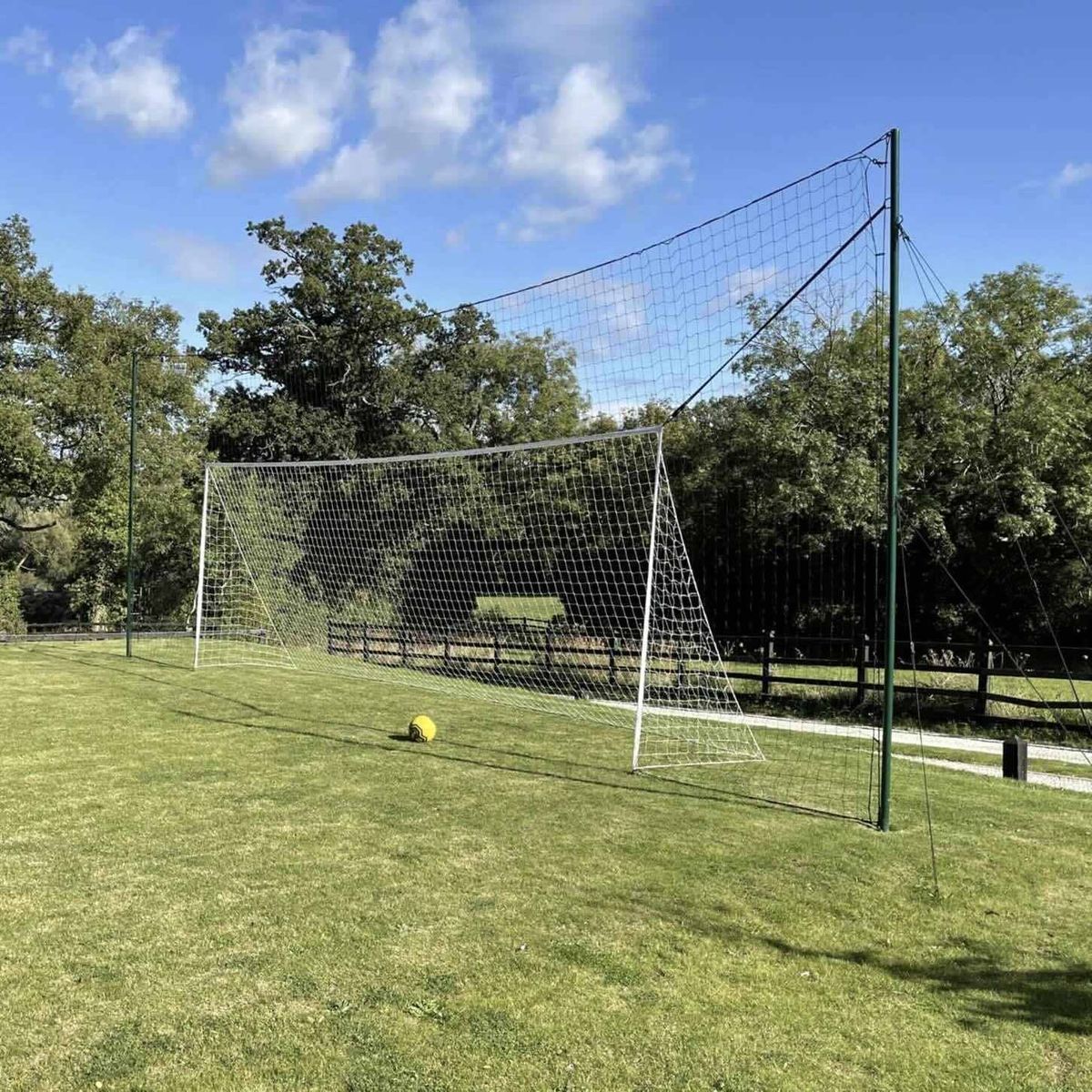 Two Open Goaaal! Large 16’ x 7’ Soccer Goal Net& Rebounder – $200 each or $375 for both