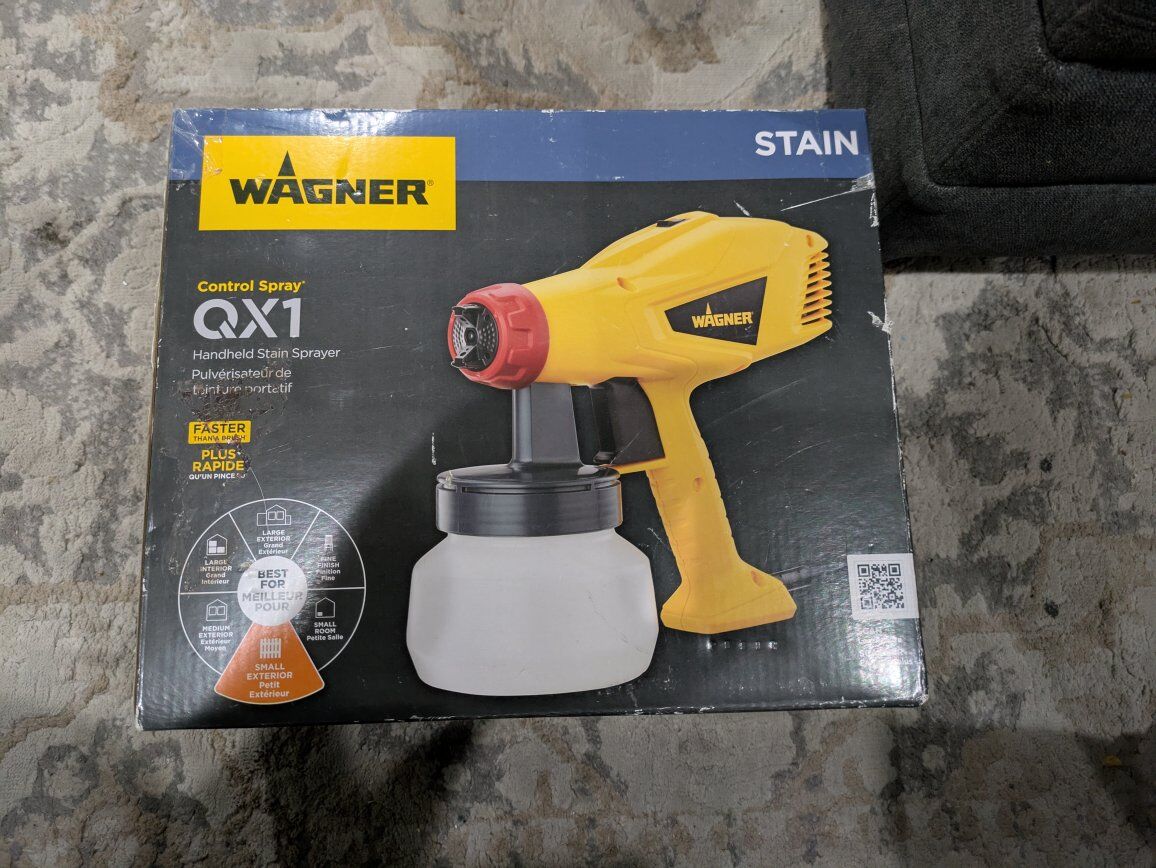 Wagner qx1 stain sprayer