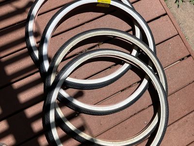 Four tires for vintage Schwinn 26" bicycles