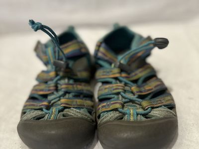 Keen Toddler 12 Beach Blue/Striped Hiking Sandals