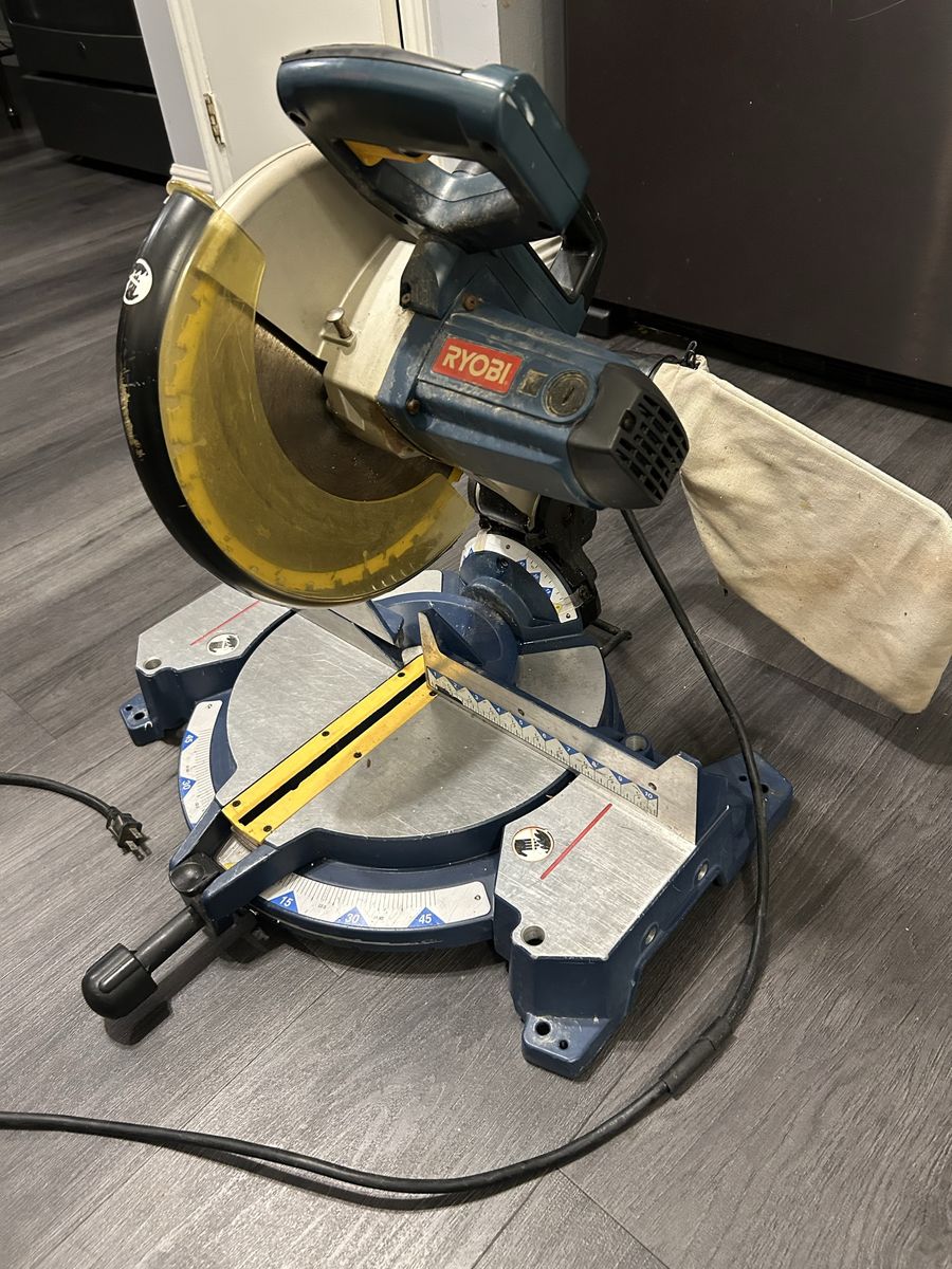 RYOBI wood chop saw