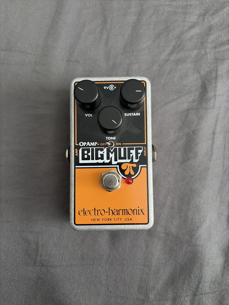 Electro-Harmonix OpAmp Big Muff Fuzz Guitar Effect Pedal