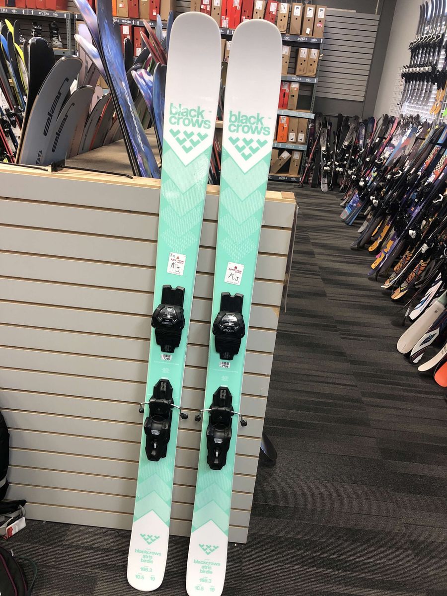 Black Crows Atris Birdie 166cm Skis w/ TYROLIA Attack LYT 11 GW Demo Binding - Lightly Used