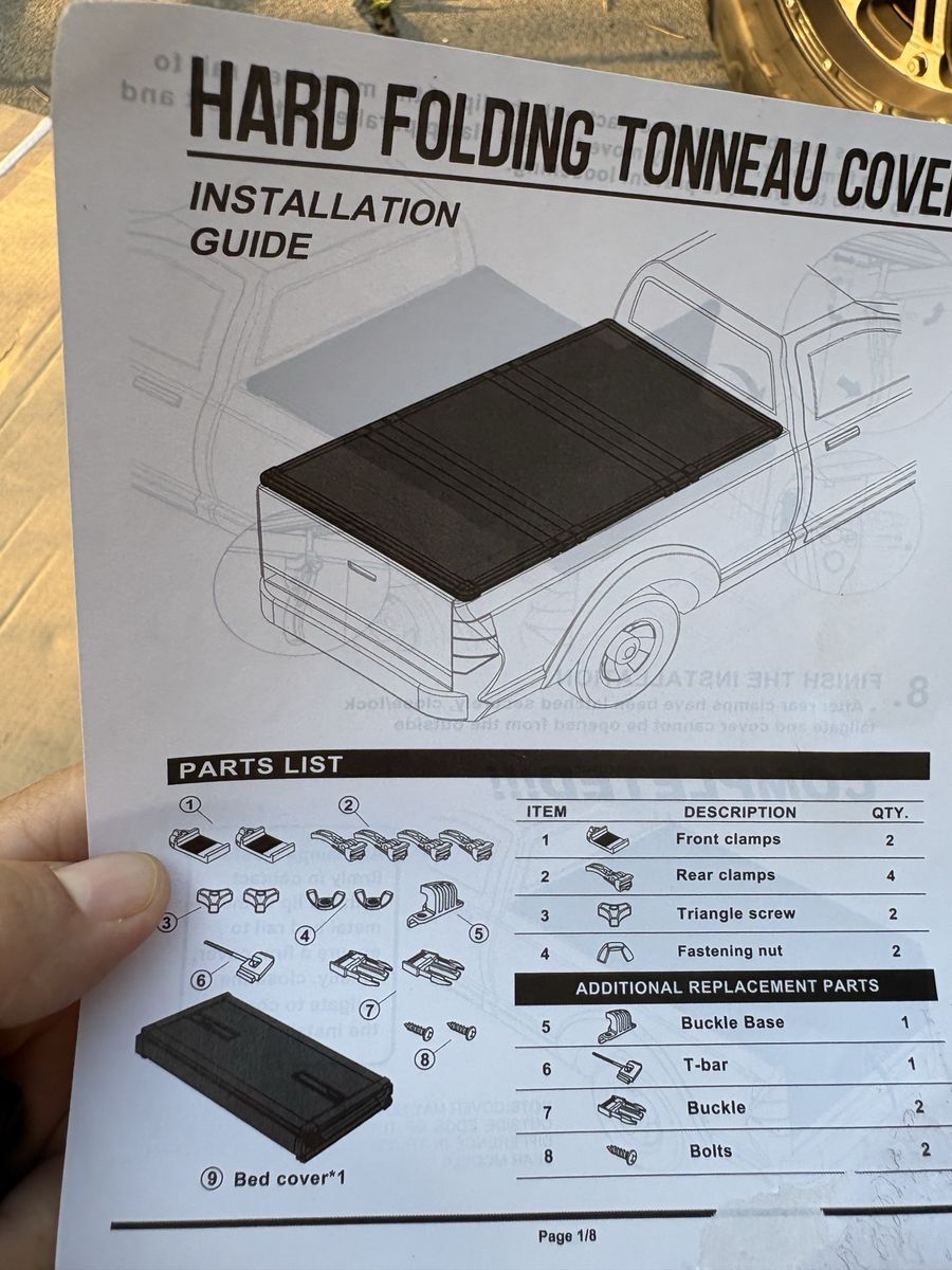 Brand new Tunneau cover