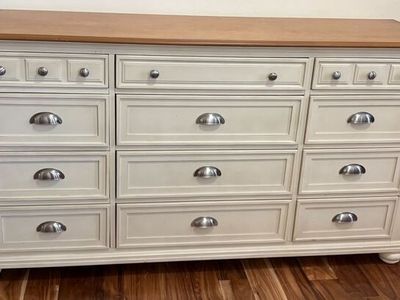 Beautiful Dresser + Mirror Set — $200