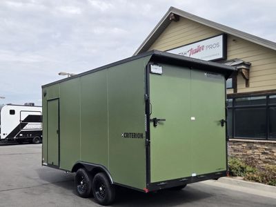 2026 Criterion 8x16 / 8.5x16 10K Axles .080 PolyCOR Aluminum Enclosed Cargo Trailer New