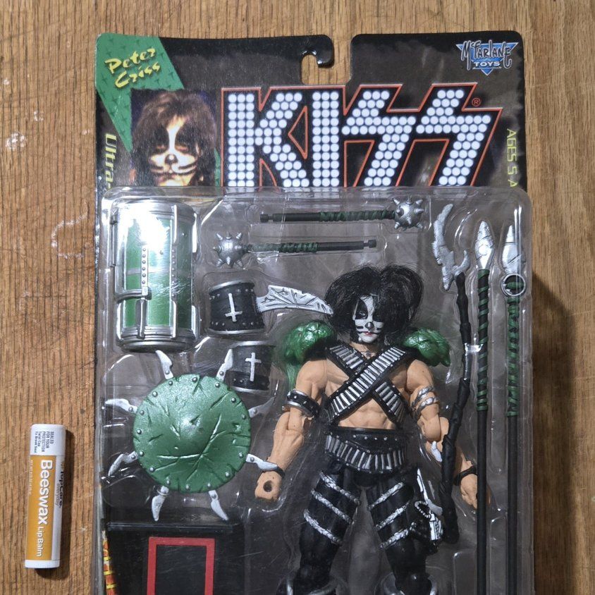 Peter Criss KISS action figure.