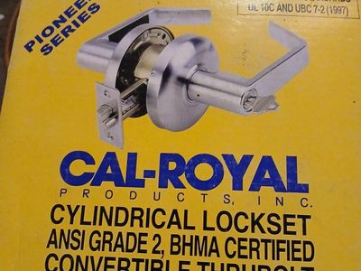 CAL-ROYAL CYLINDRICAL LOCKSET $$18