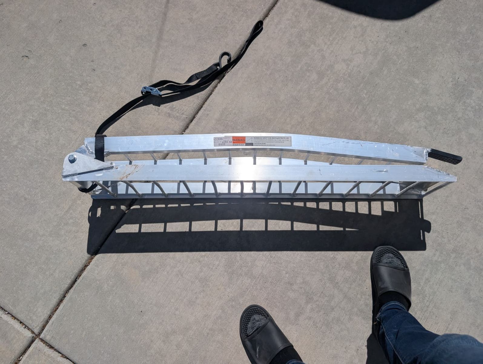 Aluminum Motorcycle Folding Ramp