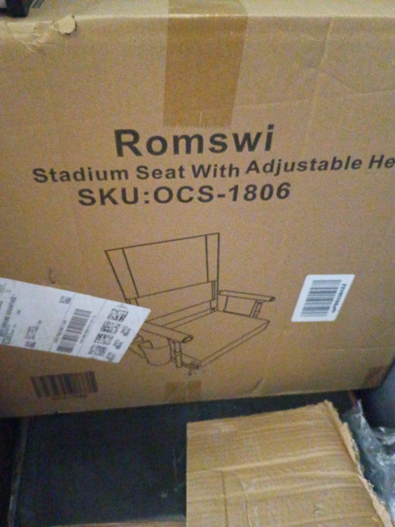Romswi Stadium Seat with Adjustable Height SKU OCS-1806