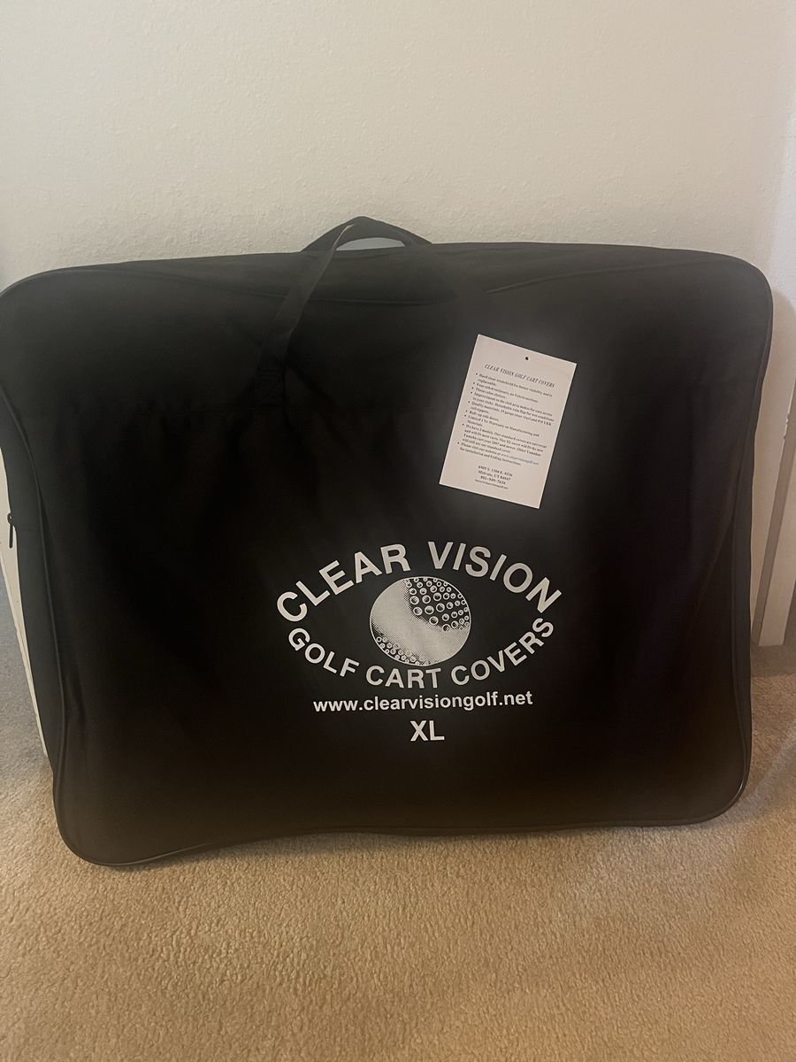 Brand new Clear Vision Golf Cart Cover XL Black 