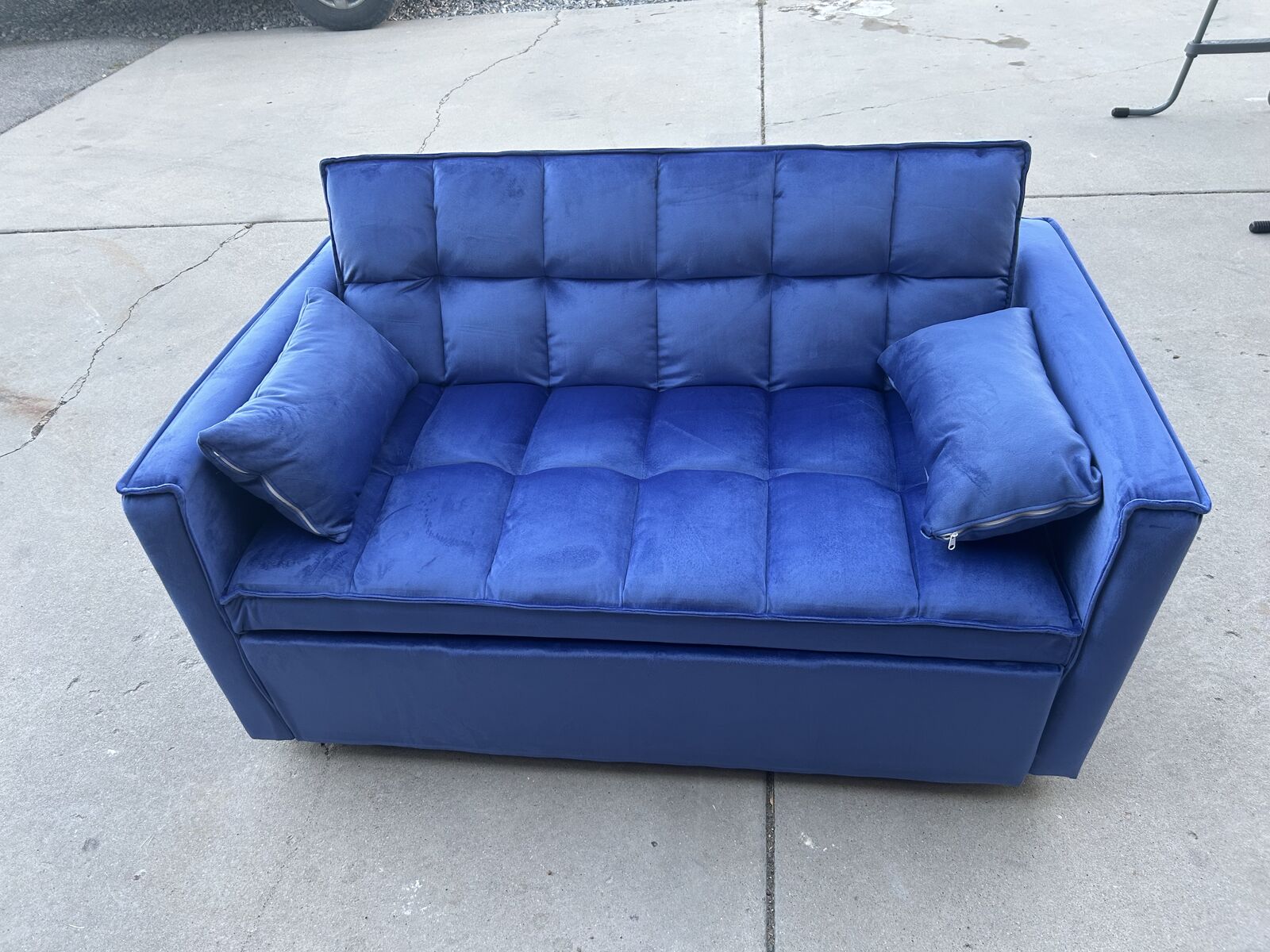 Blue Adjustable Couch