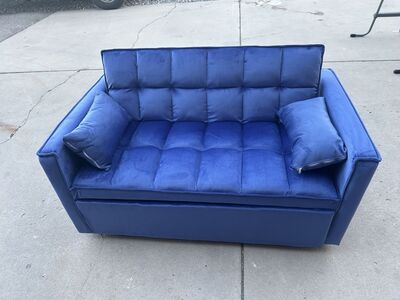 Blue Adjustable Couch