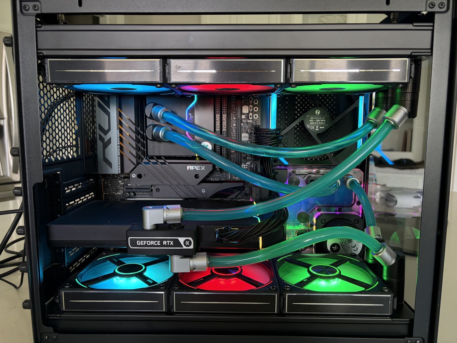Custom watercooled PC Intel i9, NVIDIA 4090, ROG Maximus Z790 Apex Encore