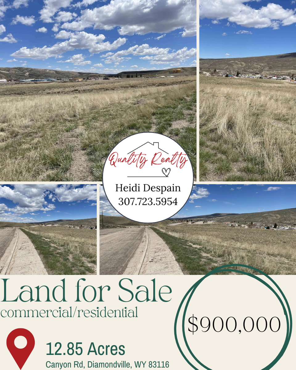 12.85 Acres Canyon Rd. Diamondville, WY