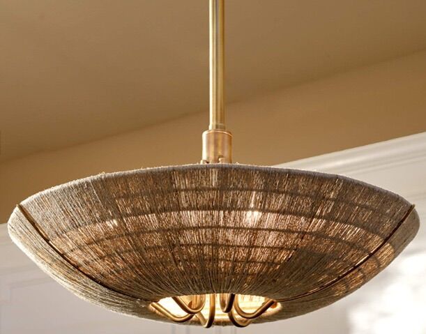 Delphine Natural Jute Pendant Light