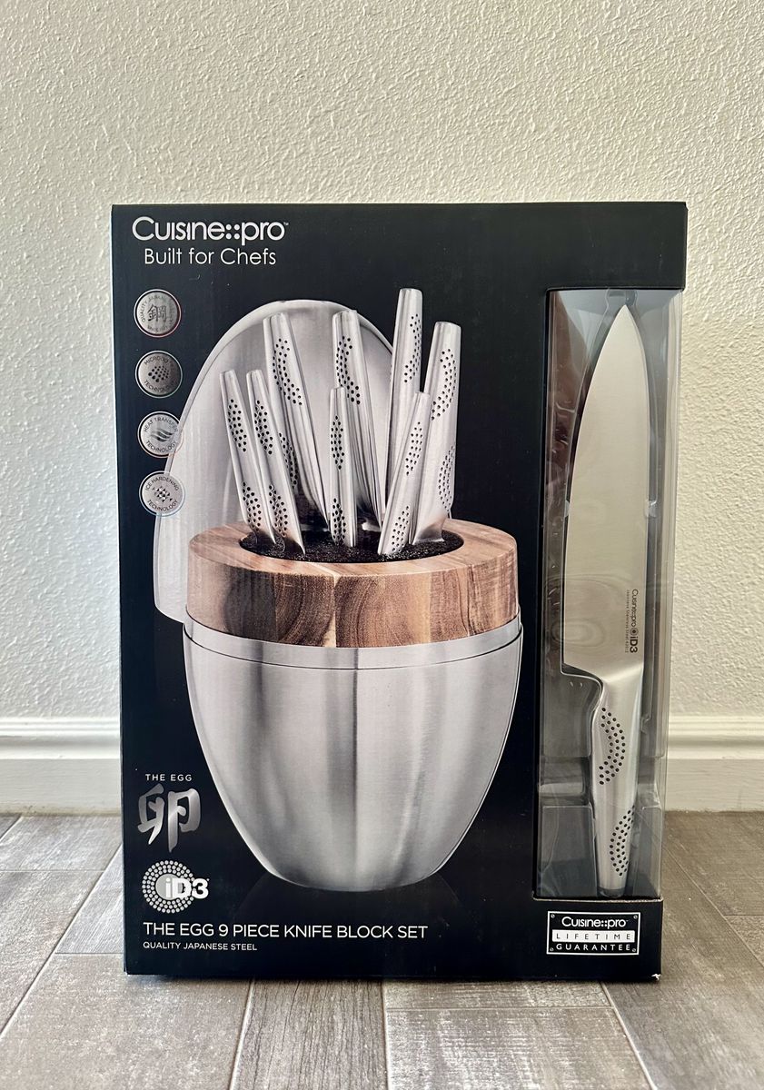 Cuisine::pro iD3 The Egg Knife Block 9 Piece
