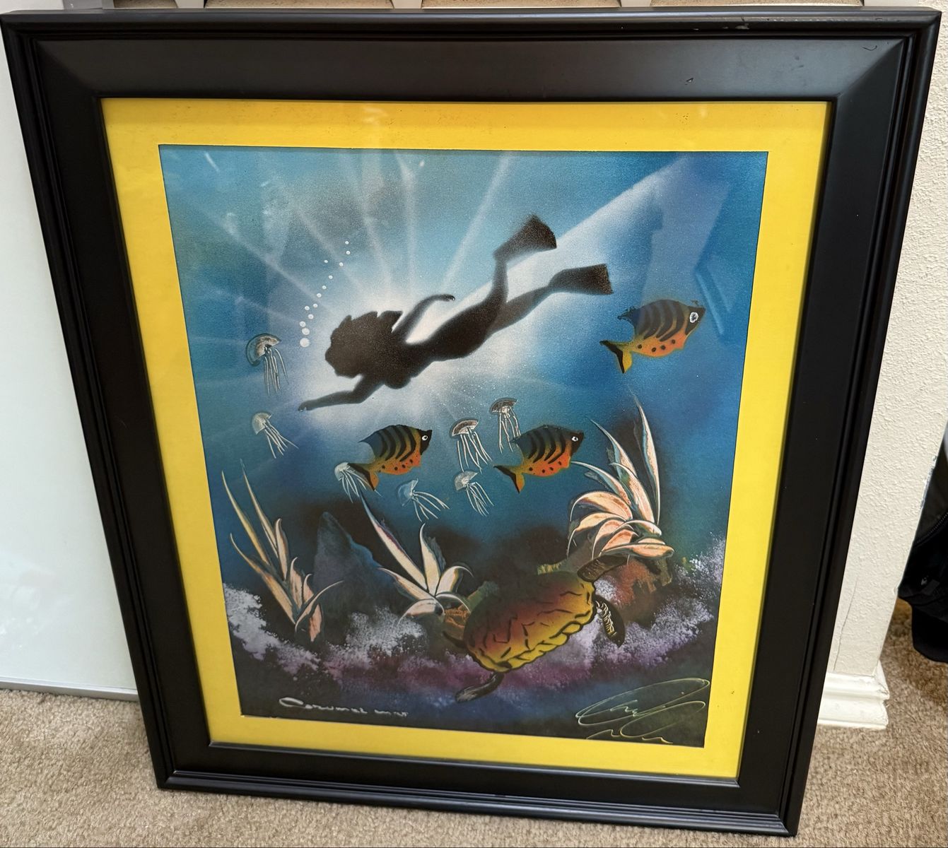 Mermaid Sea Paintings Artwork