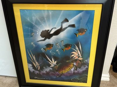 Mermaid Sea Paintings Artwork