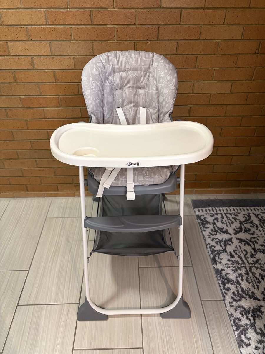 Graco Adjustable High Chair with Removable Tray and Folding Design