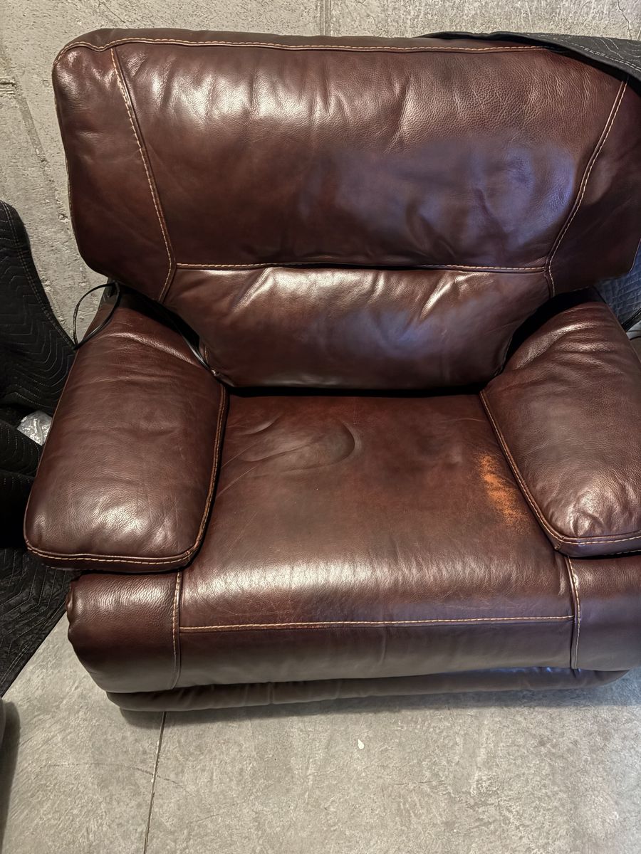Leather Recliner 