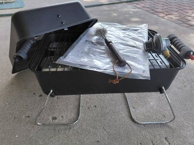 Porch or Table-Top Propane Grill - Camping or Picnic