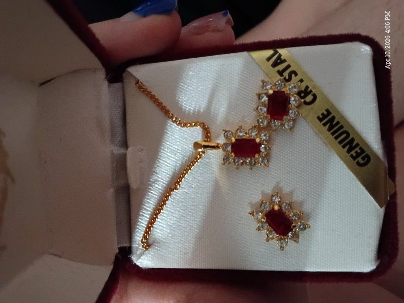 Earrings and Necklace