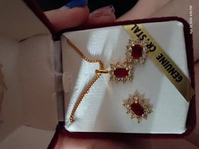 Earrings and Necklace