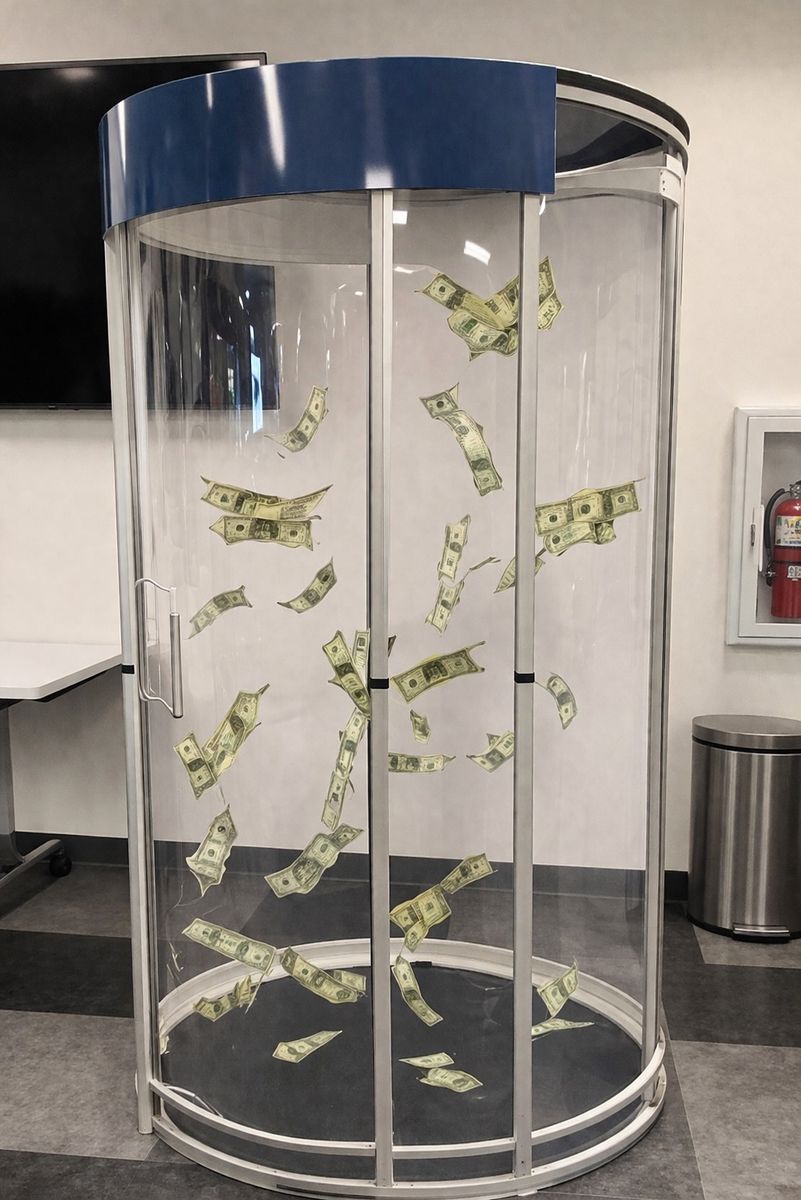 Money Machine Cash Cube Booth