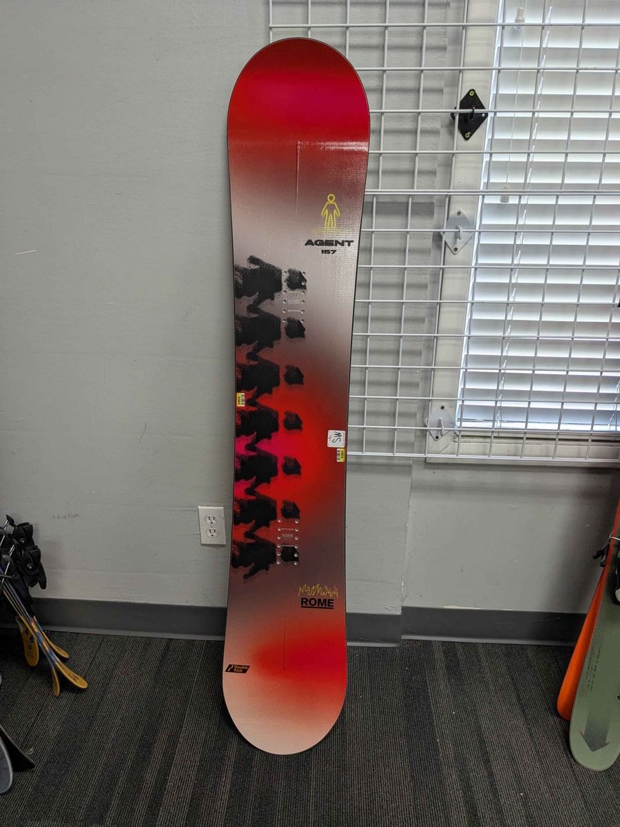 Rome Agent 157cm Snowboard - Lightly Used 2026