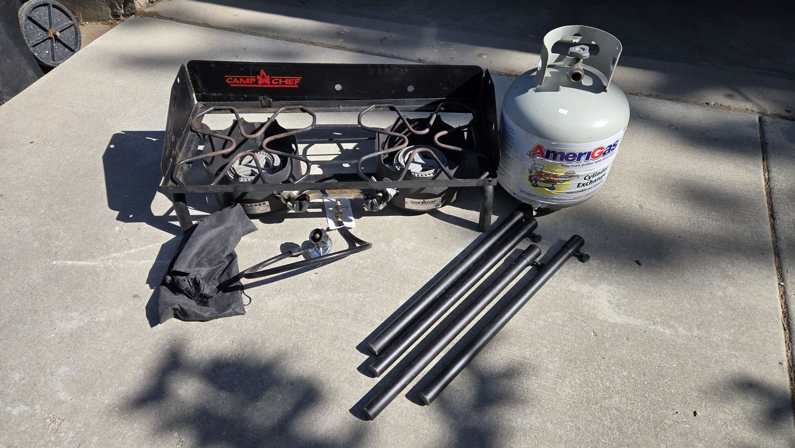 Camp chef explorer stove